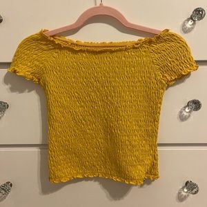 Yellow Abercrombie Kids Shirt